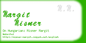 margit misner business card